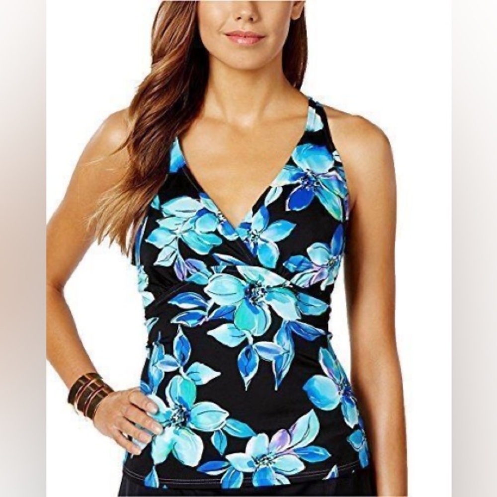 Caribbean Joe Blue One Piece Swimwear ๐ดโ๏ธ - Picture 12 of 13